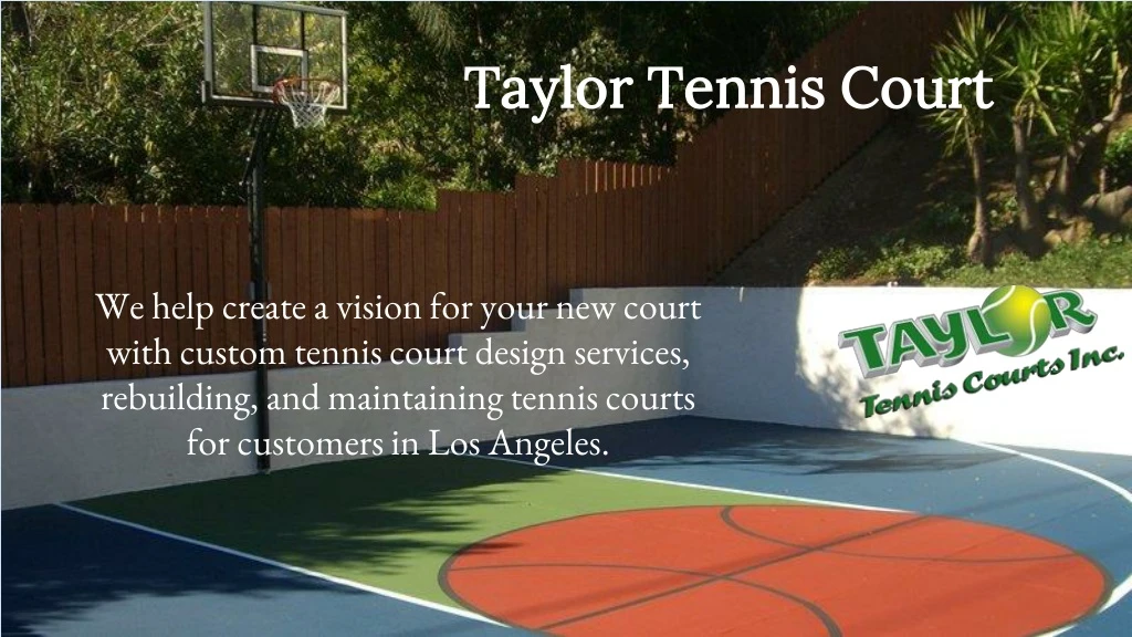 taylor tennis court