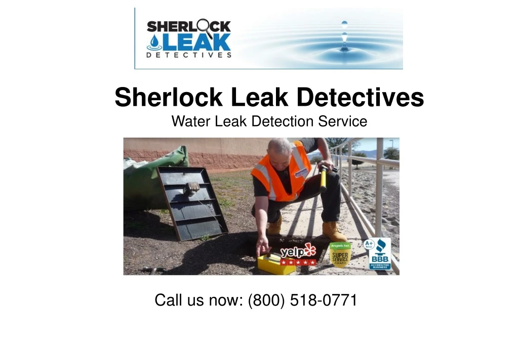 sherlock leak detectives water leak detection service