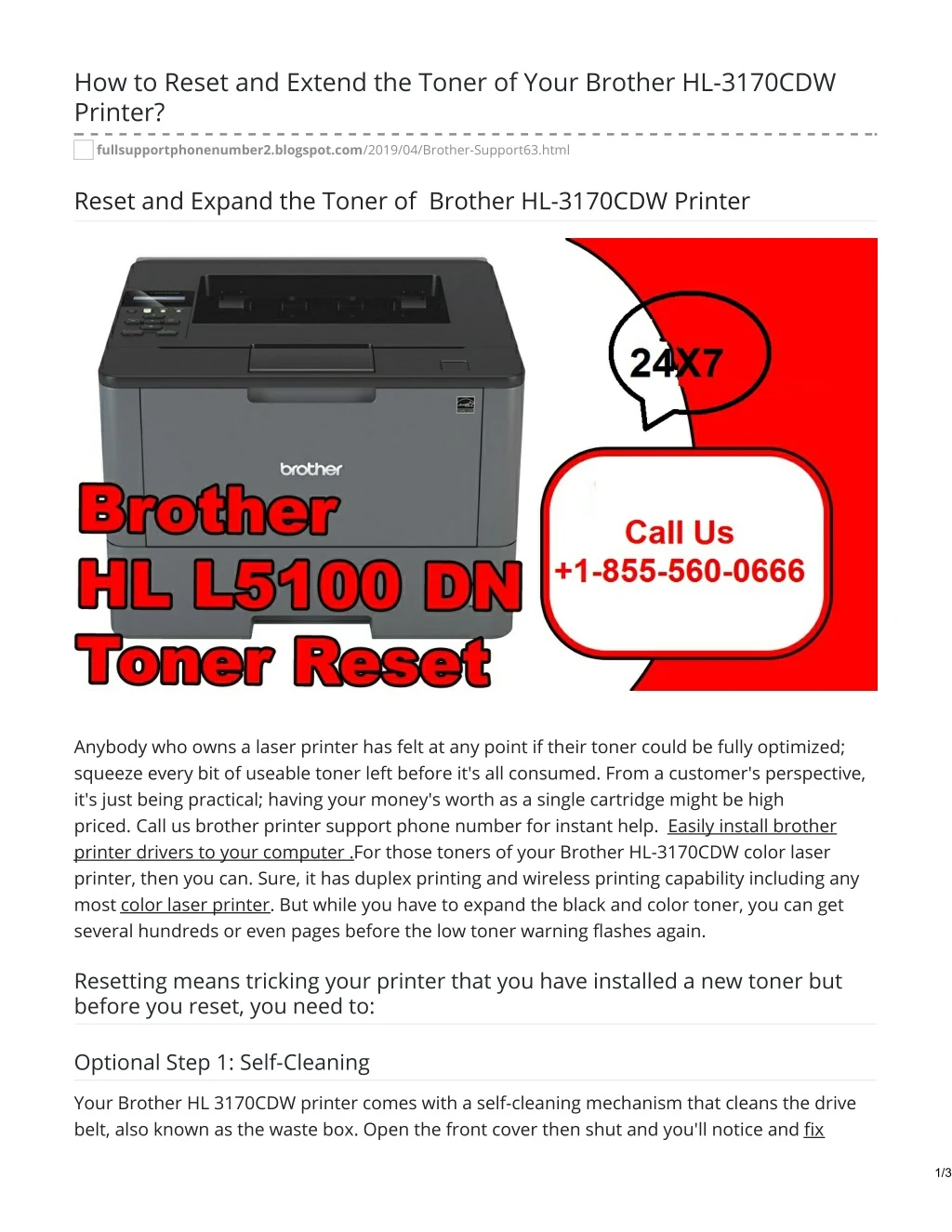 how to reset and extend the toner of your brother