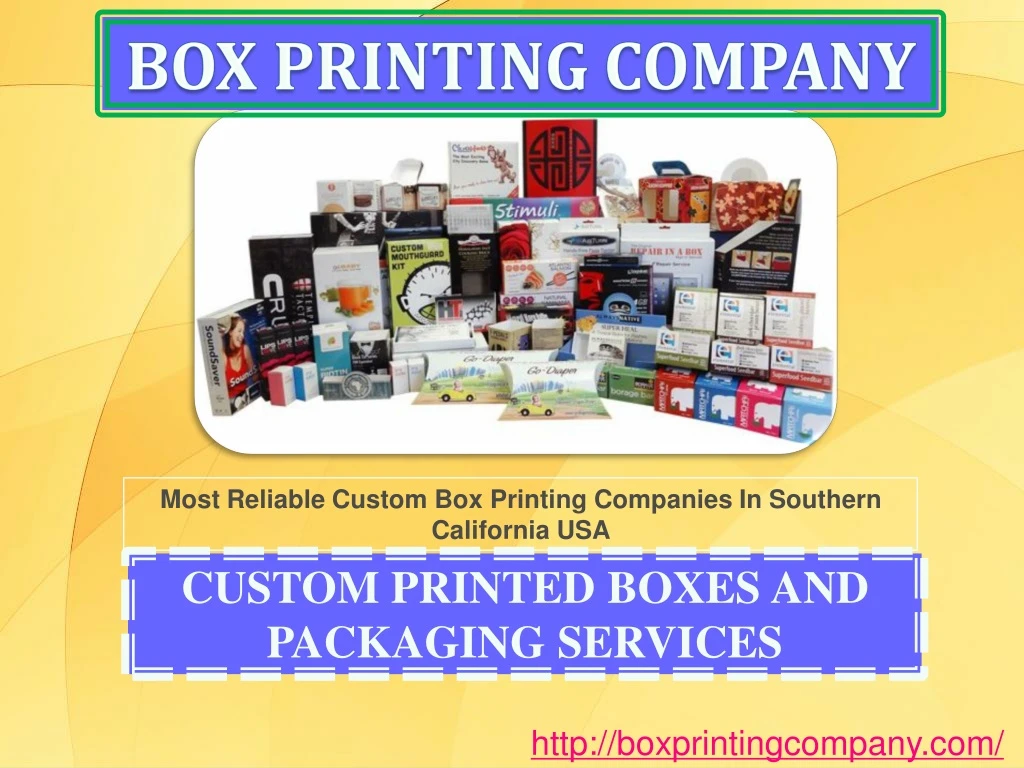 most reliable custom box printing companies