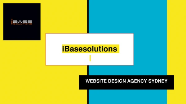 iBasesolutions professional design web development in Sydney