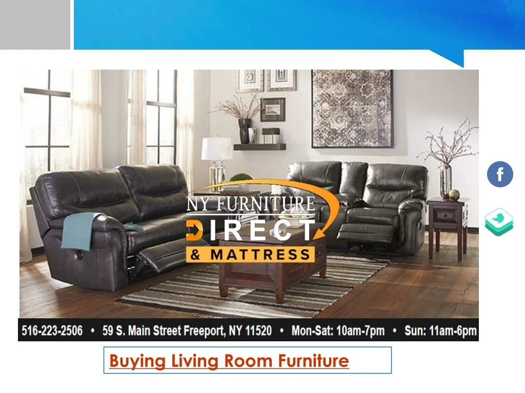 buying living room furniture