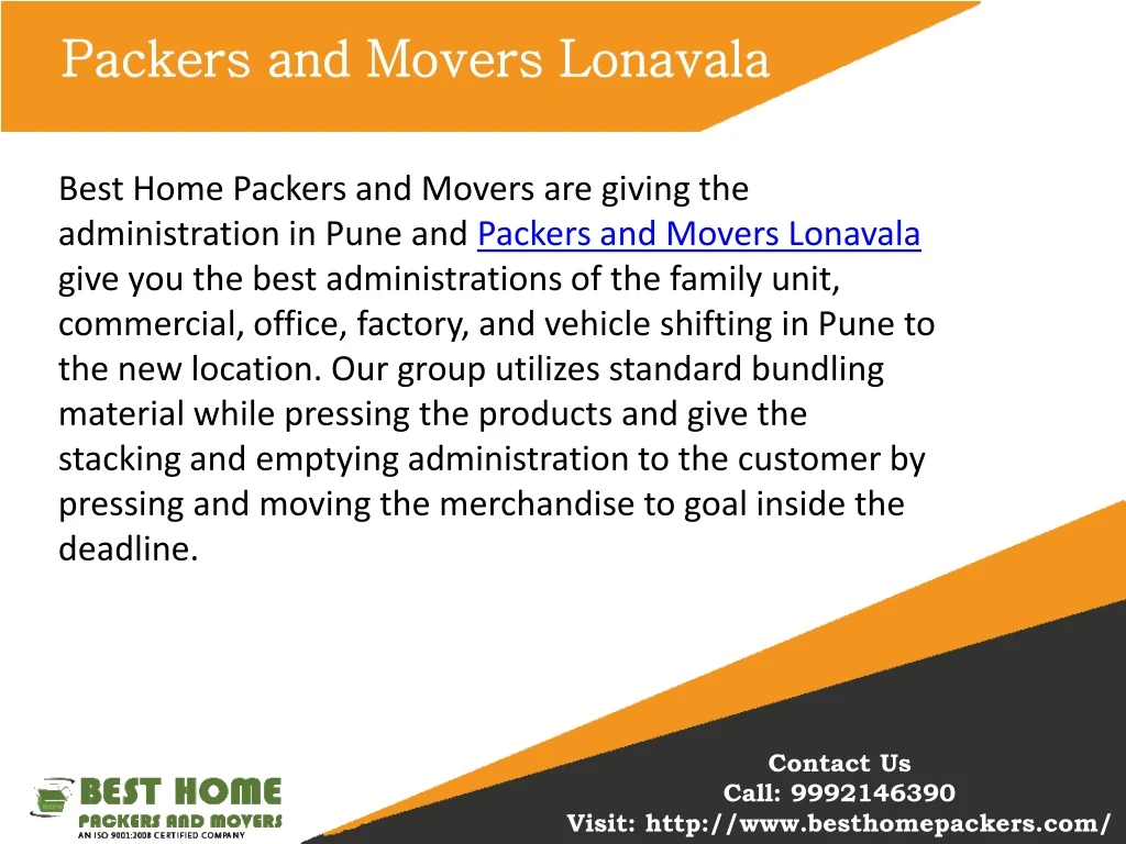 packers and movers lonavala