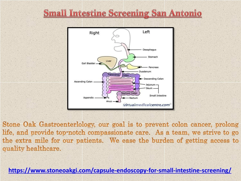 small intestine screening san antonio
