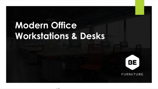 Modern Office Workstations & Desks in New Jersey