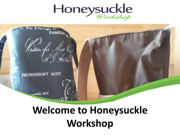 Bespoke Bags Lincolnshire - Honeysuckle Workshop