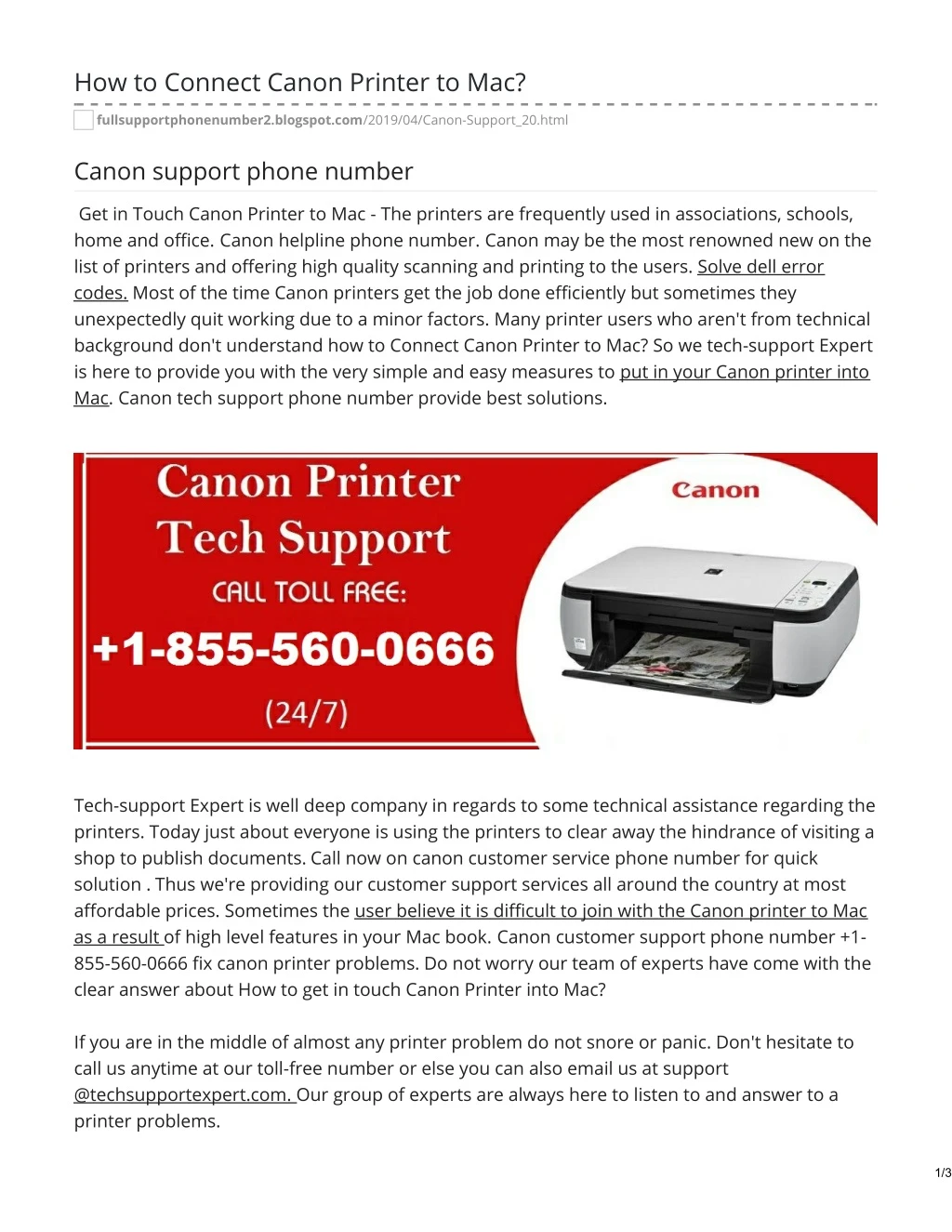 how to connect canon printer to mac