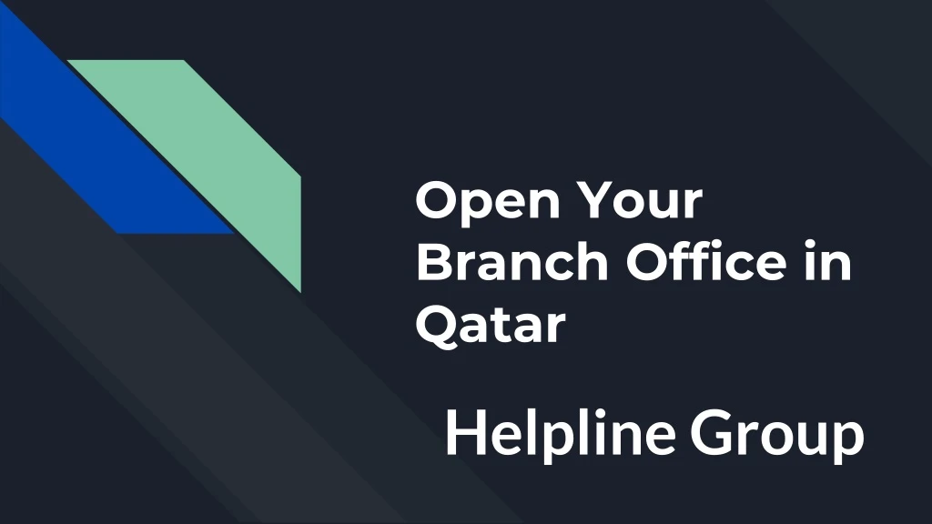 open your branch office in qatar