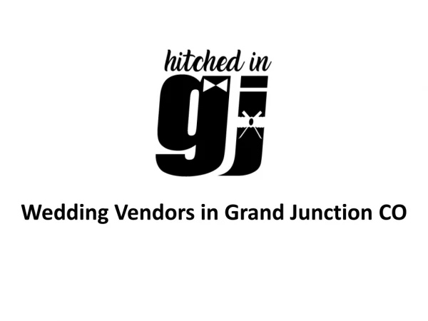 Wedding Vendors in Grand Junction CO