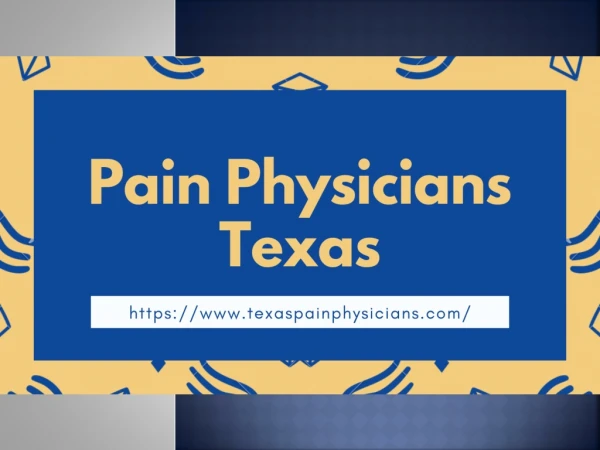 Pain physicians Texas