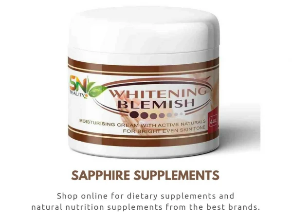 Sapphire Supplements - Beauty Products