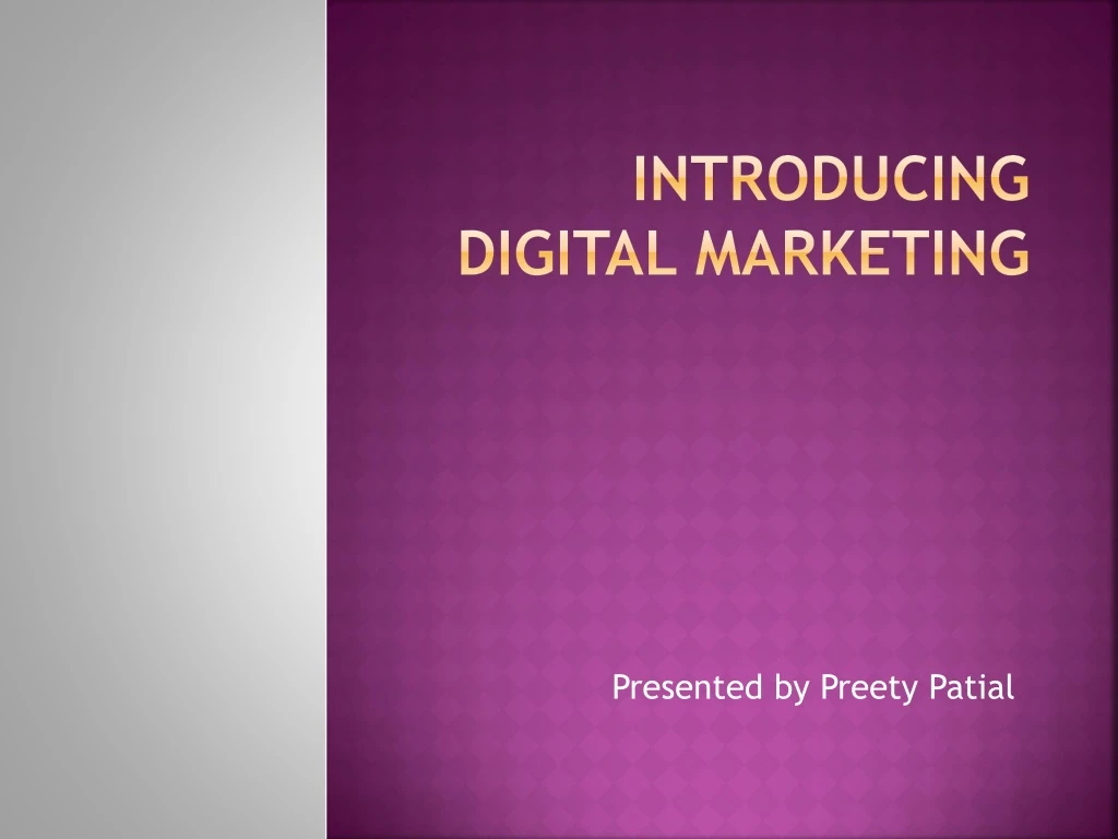 introducing digital marketing