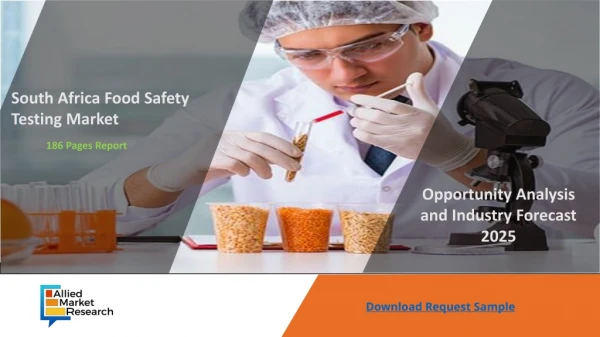 South Africa Food Safety Testing Market Share By 2025