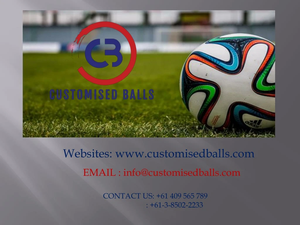 websites www customisedballs com