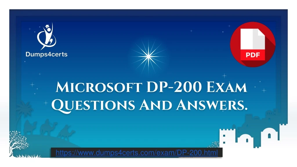 microsoft dp 200 exam questions and answers