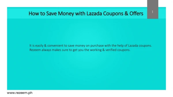 How to Use Lazada.ph Coupons, Offers & Promo Codes