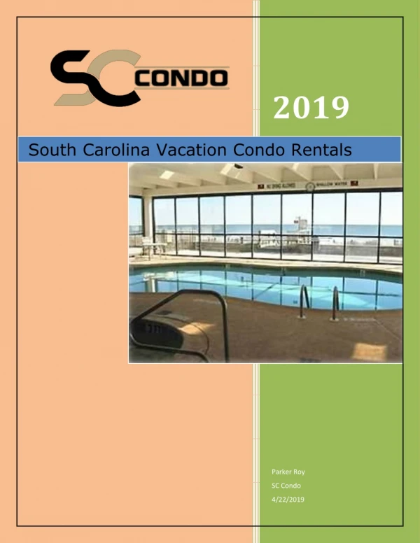 South Carolina Vacation Condo Rentals 