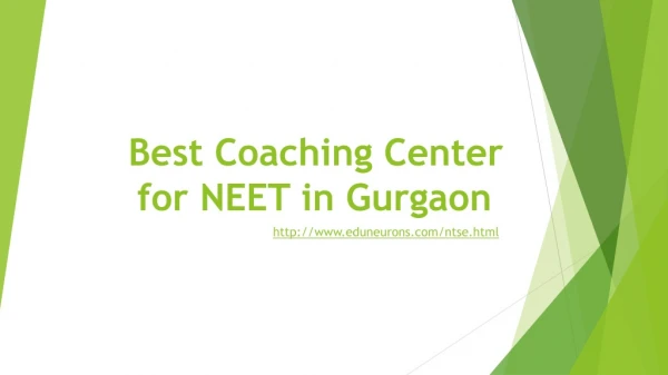 Best coaching for NEET in Gurgaon