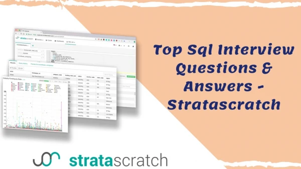 Top SQL Interview Questions - Stratascratch