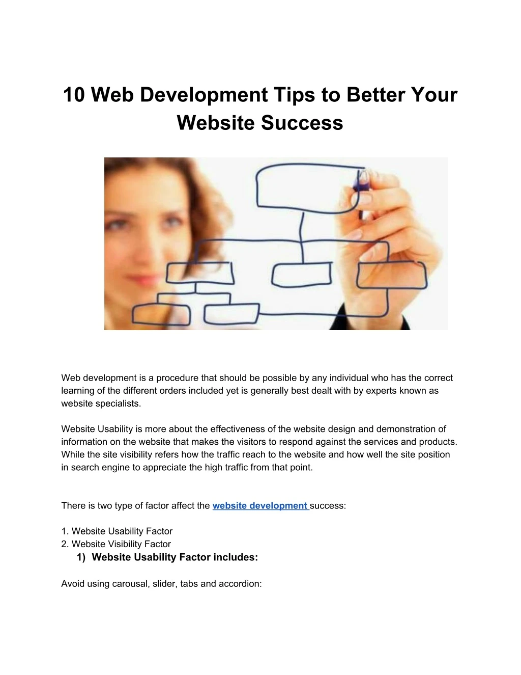 10 web development tips to better your website
