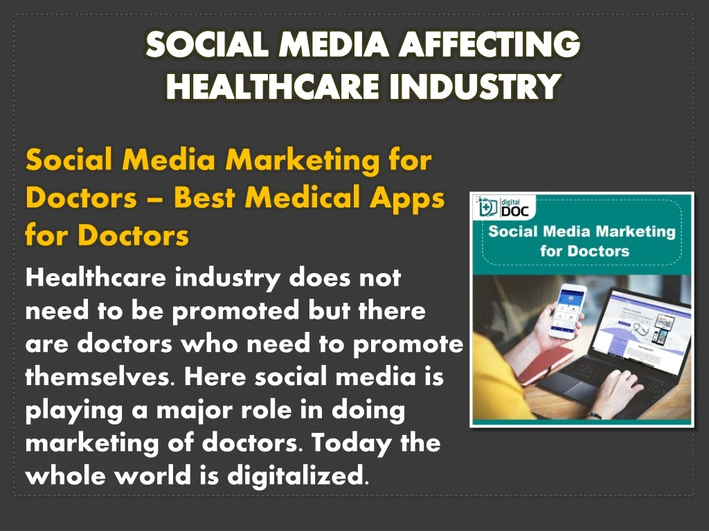 social media affecting healthcare industry