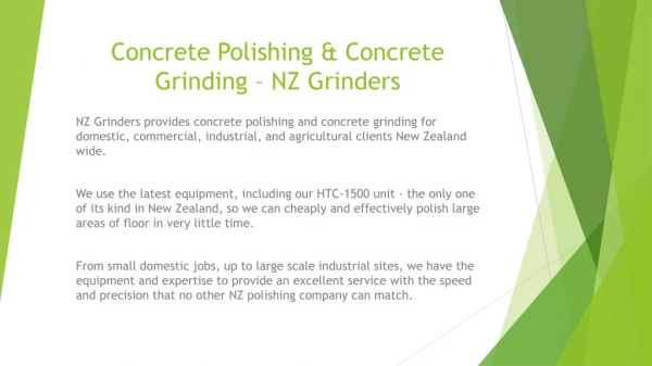 Concrete Polishing & Concrete Grinding – NZ Grinders