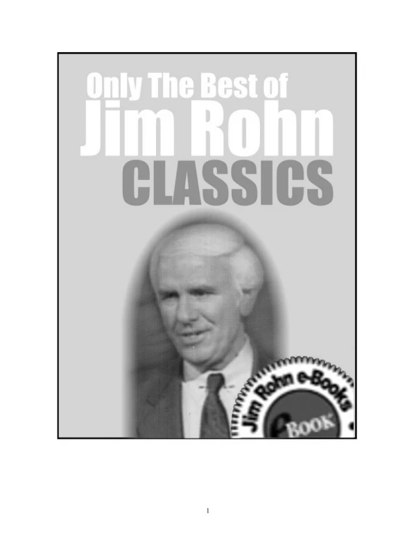 Jim Rohn Classics 3 pack