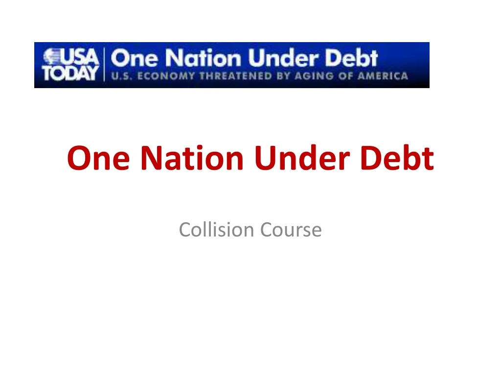 one nation under debt