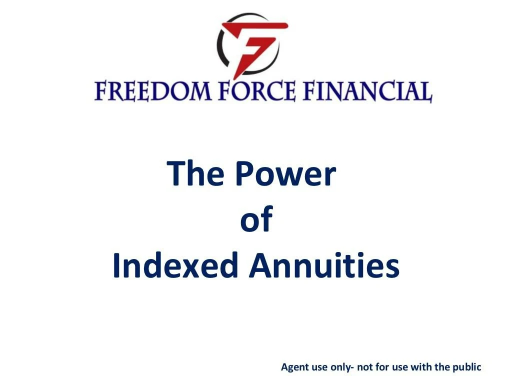 indexed annuities monday night training