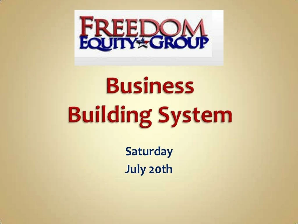 system builder train july 20th 2013