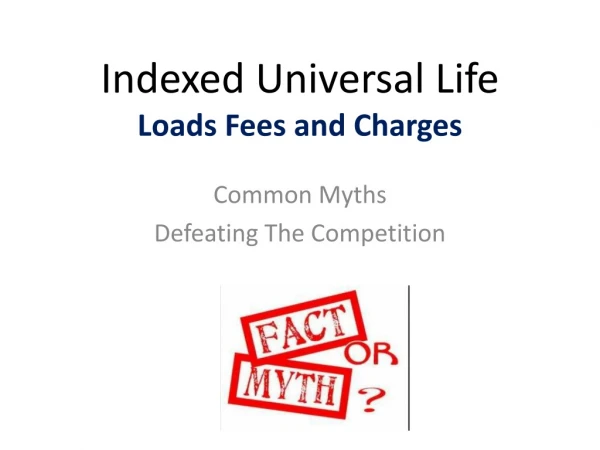 Iul fees charges expense