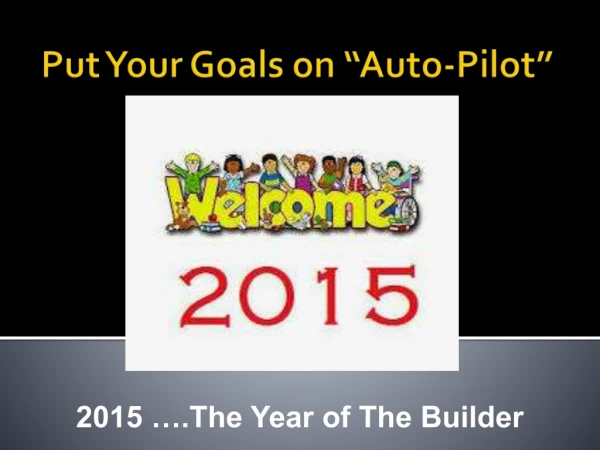 Goal setting workshop 2015