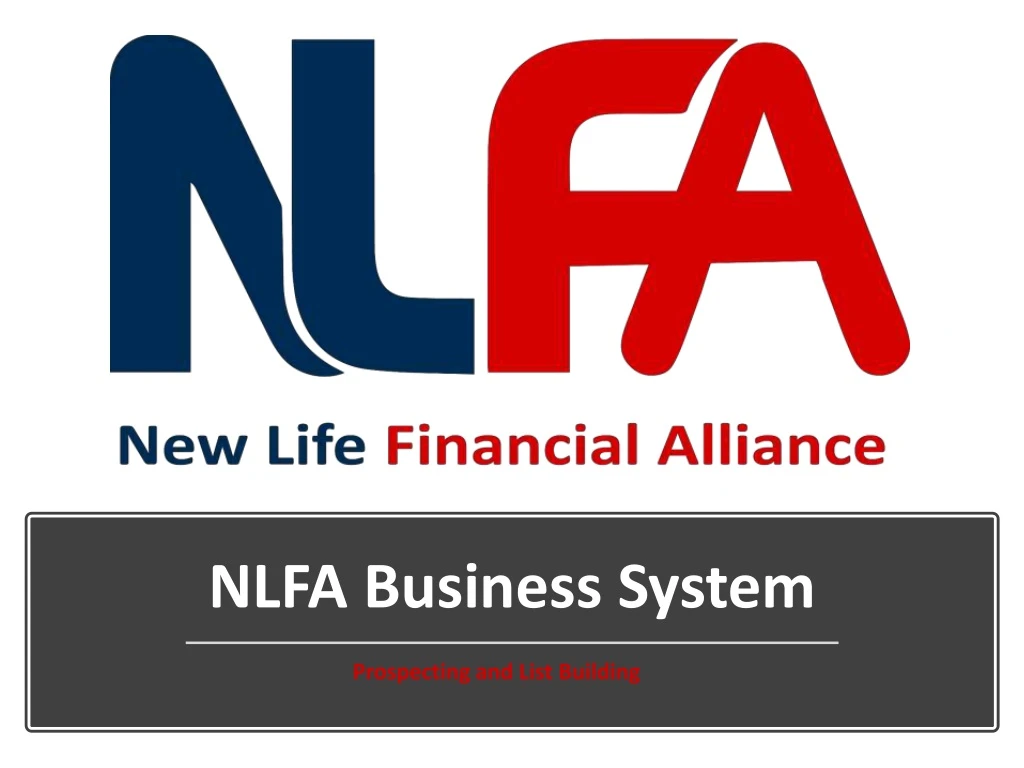 nlfa business system
