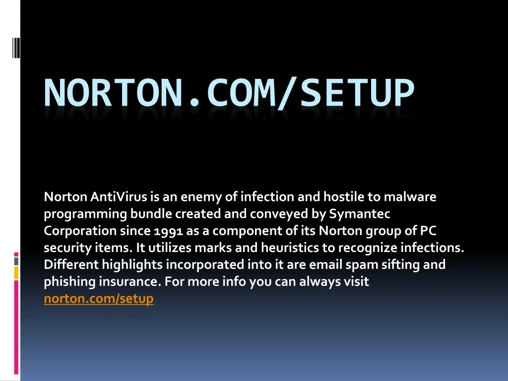 norton com setup