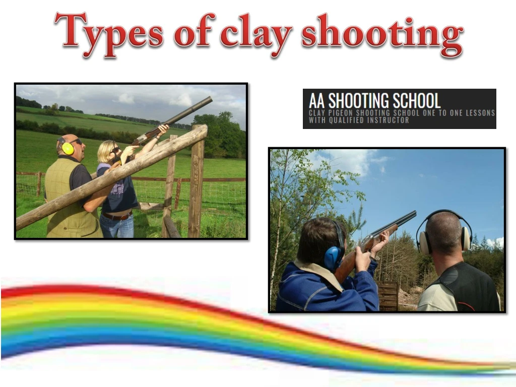 types of clay shooting