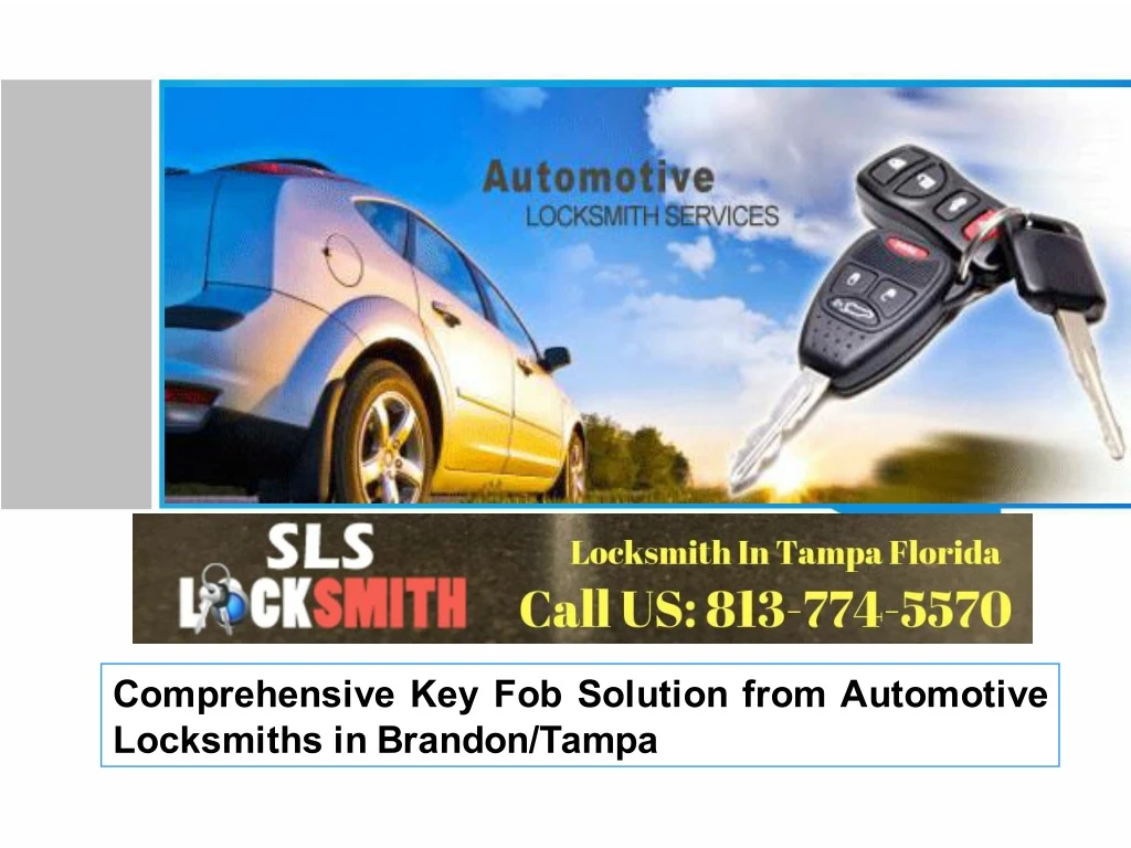 comprehensive key fob solution from automotive