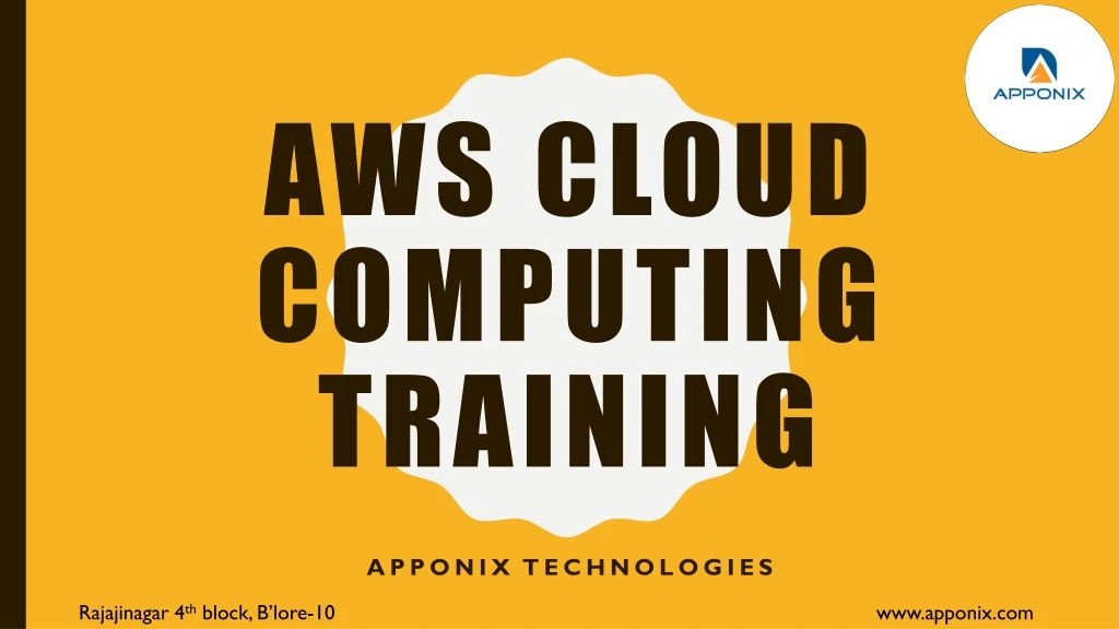 aws cloud computing training