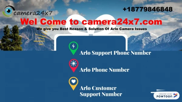 Arlo Phone Number [18779846848] Netgear Arlo Security Camera