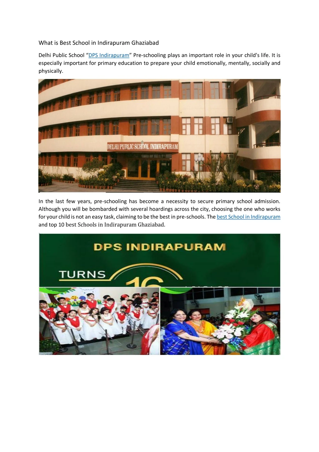 what is best school in indirapuram ghaziabad