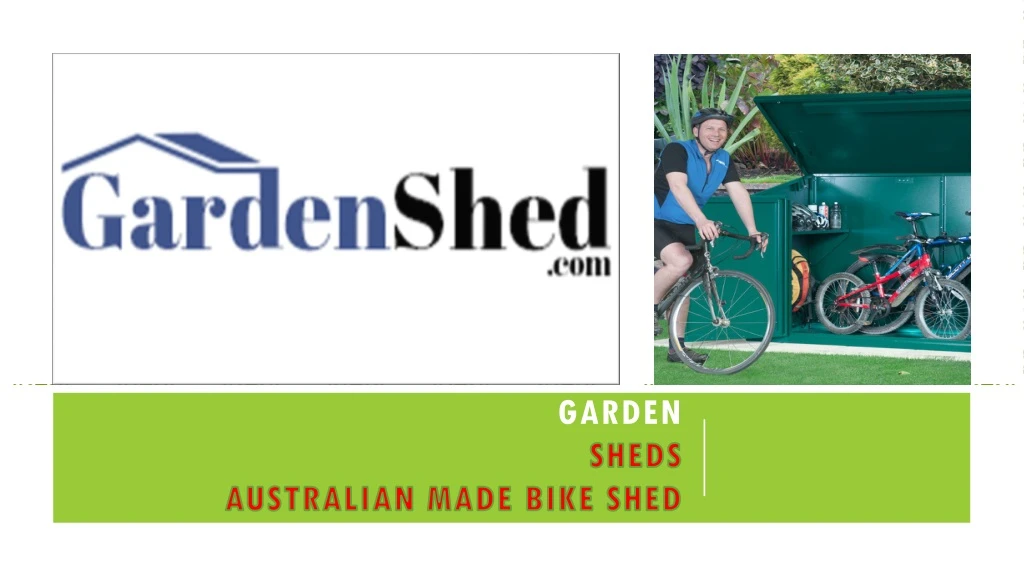 garden sheds australian made bike shed