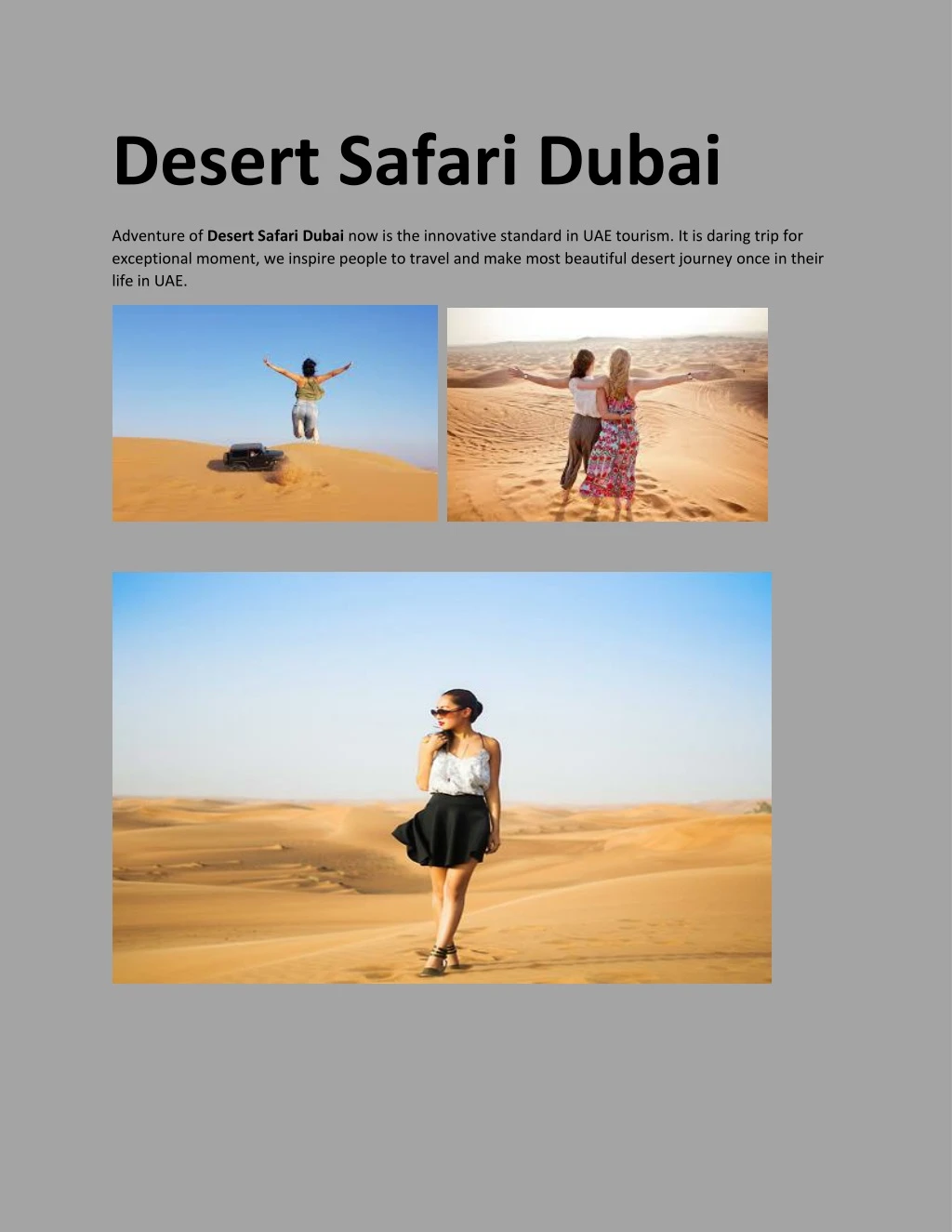 desert safari dubai