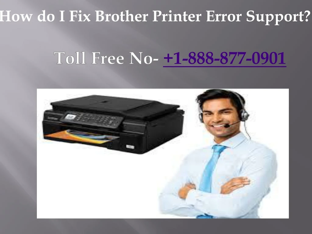 how do i fix brother printer error support