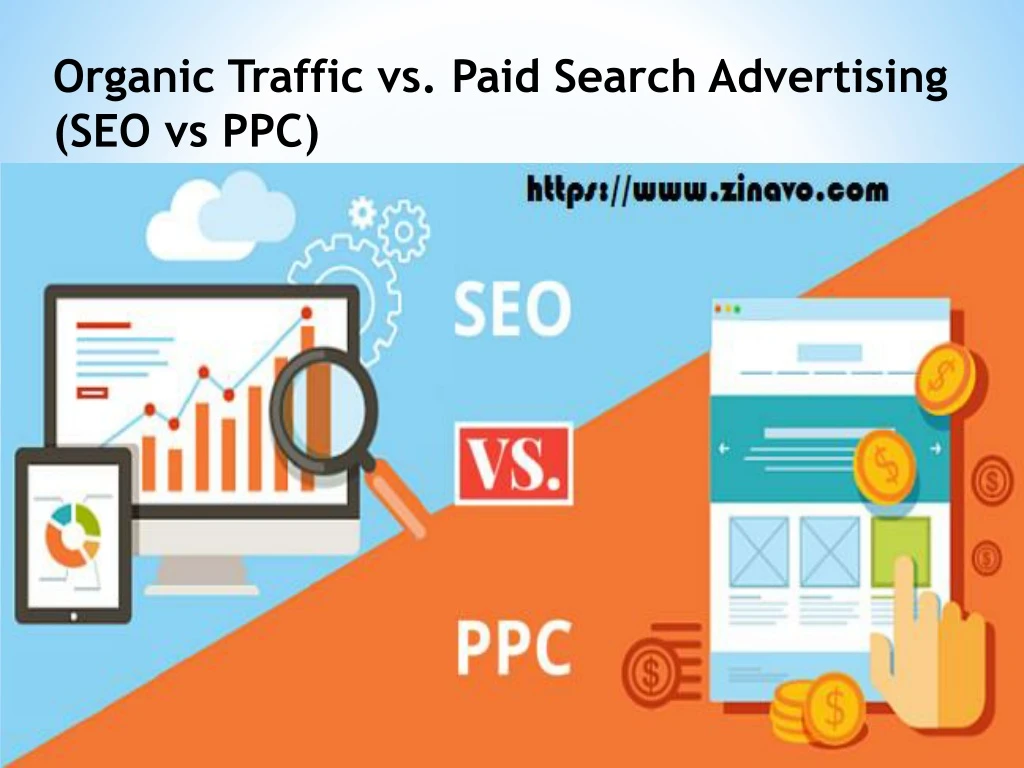 organic traffic vs paid search advertising