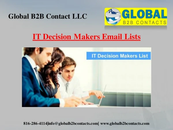IT Decision Makers Email Lists