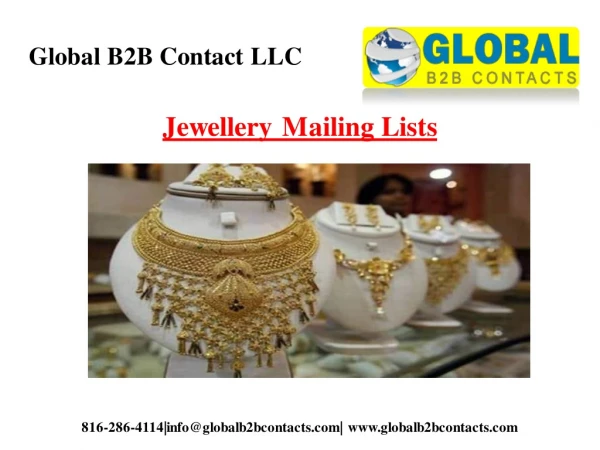 Jewellery Mailing Lists