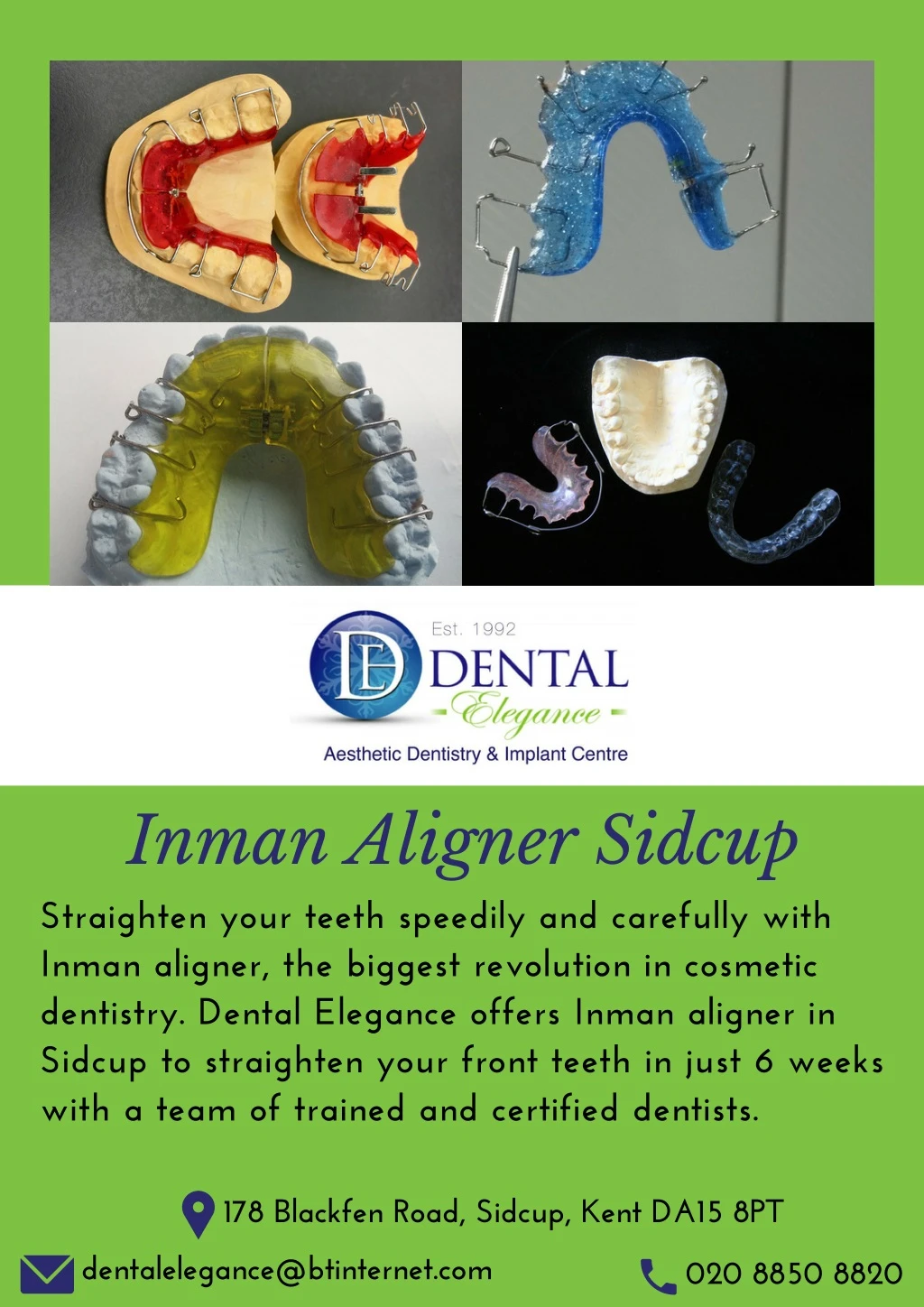 inman aligner sidcup straighten your teeth
