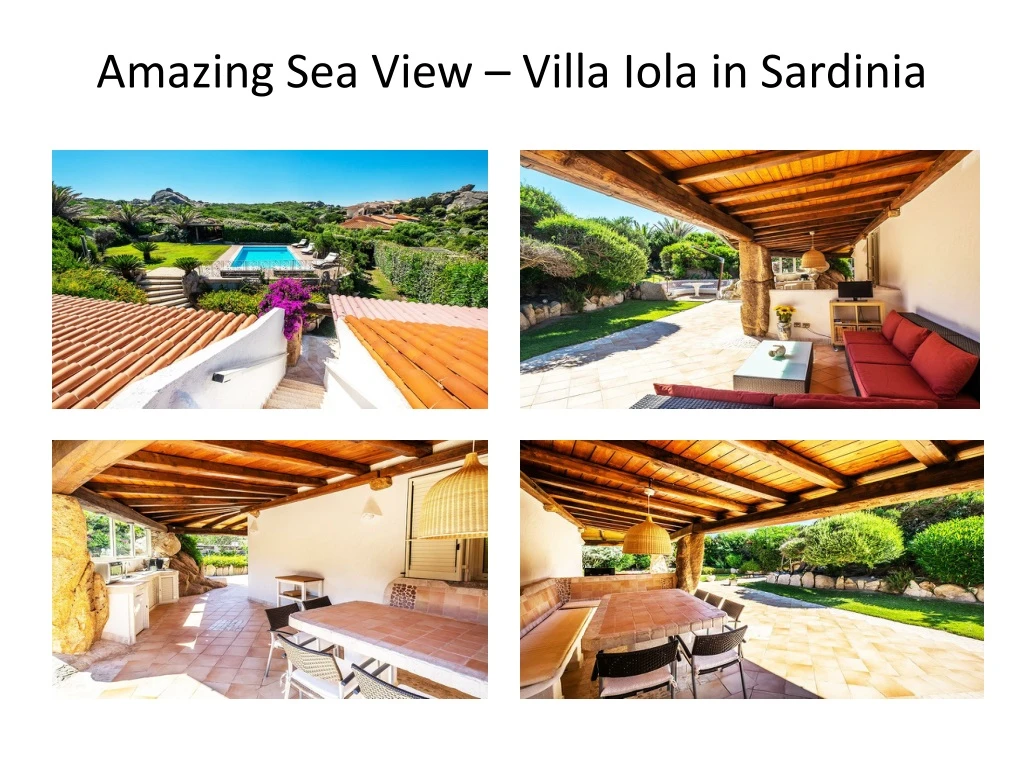 amazing sea view villa iola in sardinia