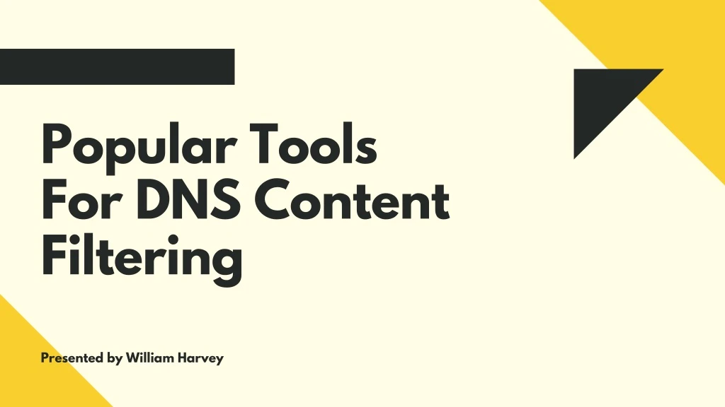 popular tools for dns content filtering