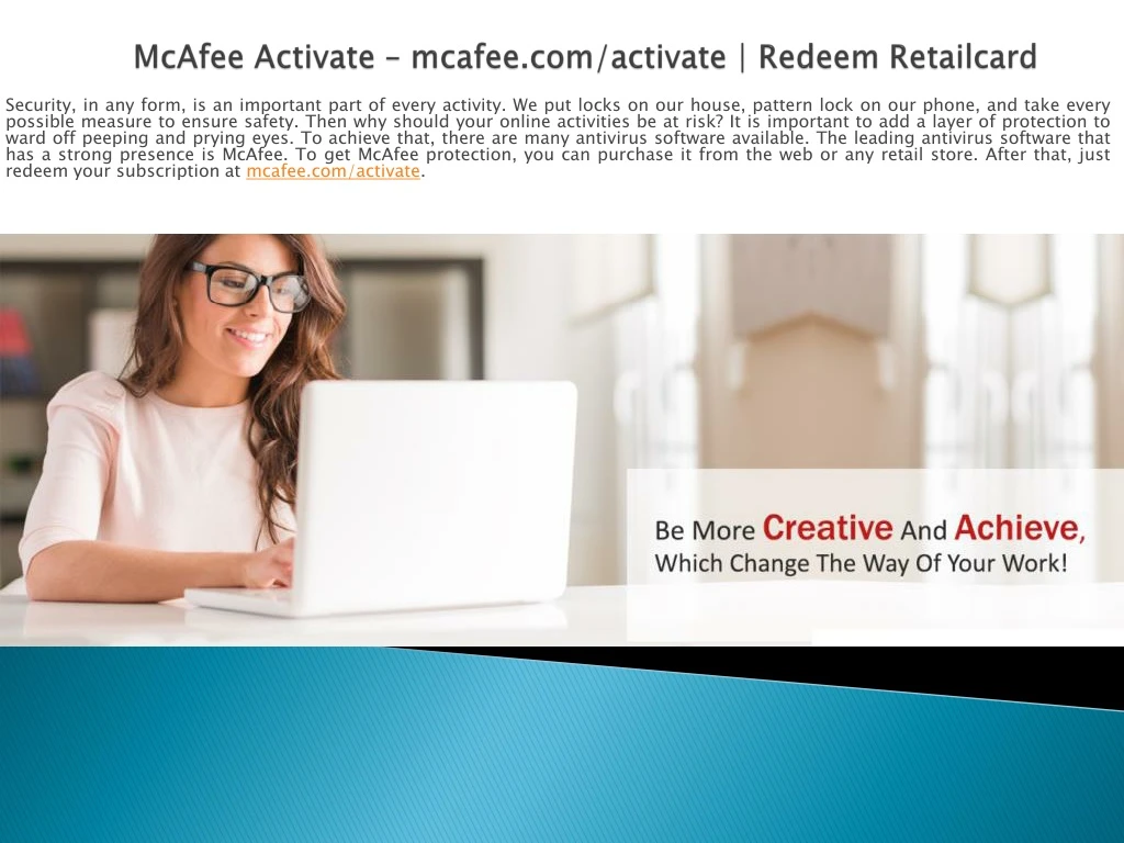 mcafee activate mcafee com activate redeem retailcard