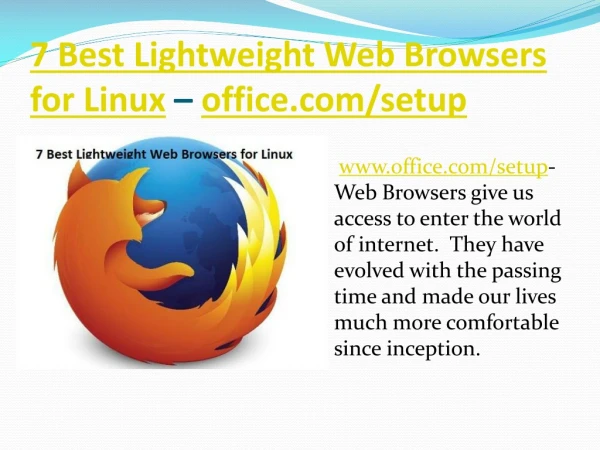 7 best lightweight web browsers for linux office com setup